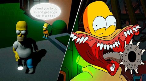 El MEJOR juego de TERROR de los SIMPSONS | Eggs For Bart ...