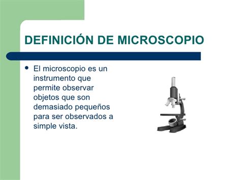 El Microscopio David Prieto Lobato 4ºA