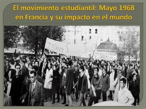 El movimiento estudiantil de Mayo 1968