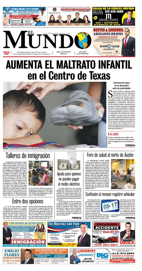 El Mundo Newspaper 29 by El Mundo Newspaper   Issuu