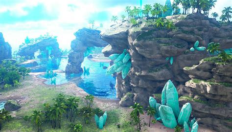 El nuevo mapa Crystal Isles llega oficialmente a ARK ...