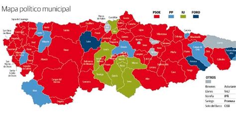 El nuevo poder municipal de Asturias | El Comercio