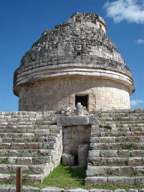 El Observatorio, Chichen Itza | Arquitectura maya, Ruinas ...