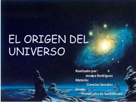 El origen del universo
