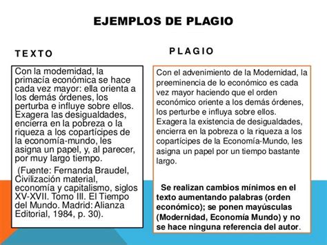 El plagio