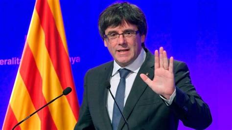 El presidente de Cataluña, Carles Puigdemont, asegura a la BBC que ...