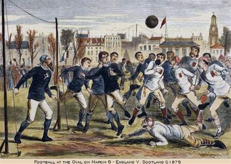 El primer partido de fútbol de la historia
