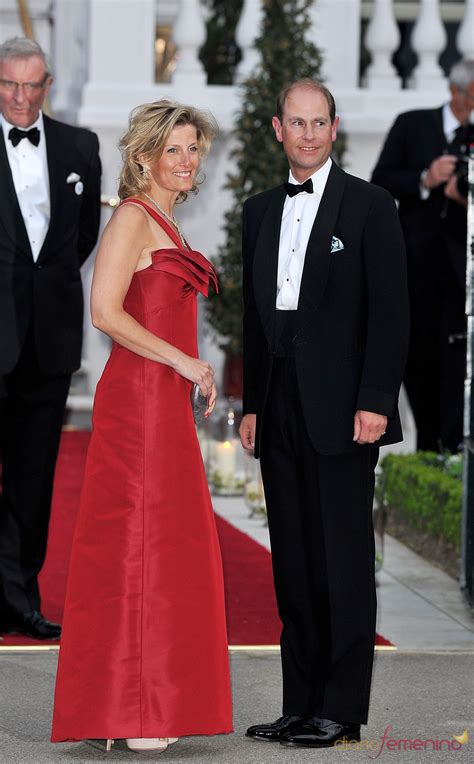 El Príncipe Eduardo y su esposa Sofía de Wessex en la cena pre boda real