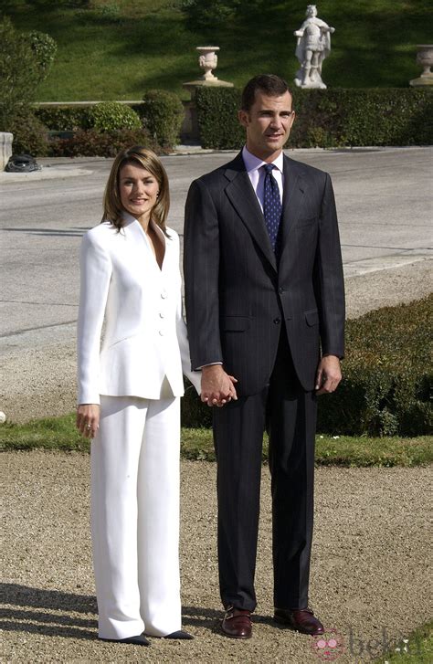 El Príncipe Felipe y Letizia Ortiz en la pedida de mano en ...