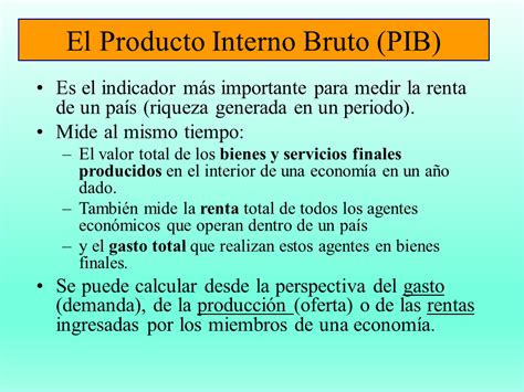 El Producto Interno Bruto  Powerpoint    Monografias.com