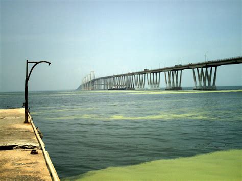 El puente sobre el lago de Maracaibo, es el puente de concreto armado y ...