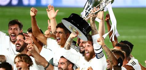 El Real Madrid se corona campeón de la temporada 2019 20 ...