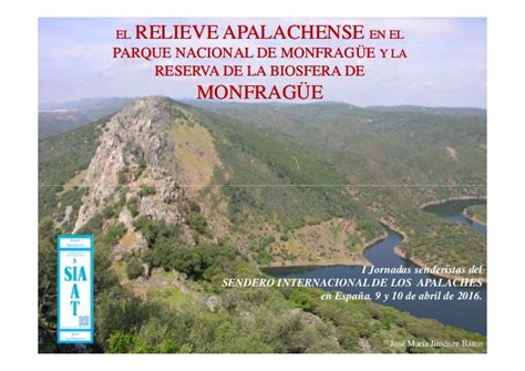El relieve apalachense en el Parque Nacional de Monfragüe ...