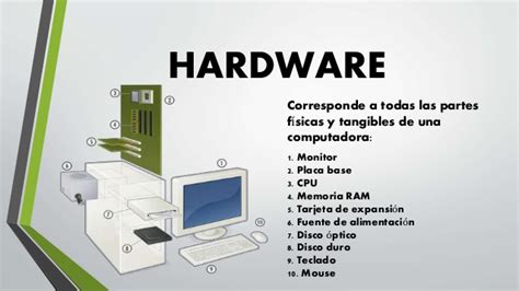 El software y el hardware del computador valery martinez