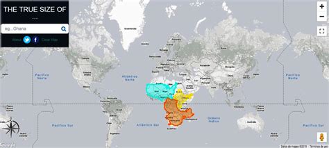 El tamaño REAL de los países en el mapa | Procrastina Fácil