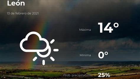 El tiempo en León: previsión para hoy sábado 13 de febrero de 2021