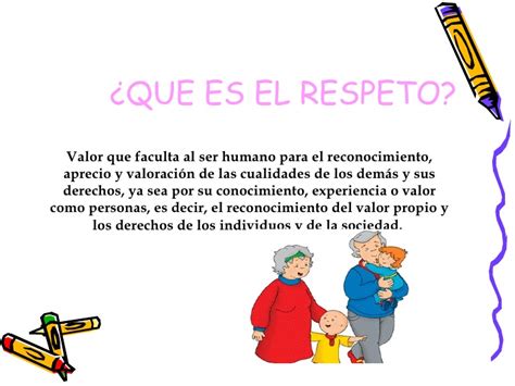 El Valor Del Respeto Para Niños Para Colorear / LA IMPORTANCIA DEL ...