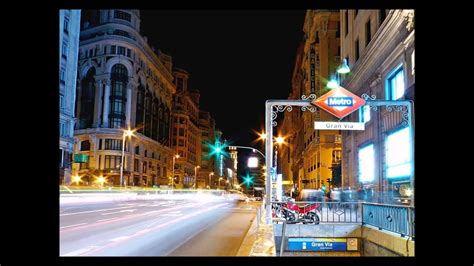 El vídeo más espectacular de Madrid de noche   YouTube