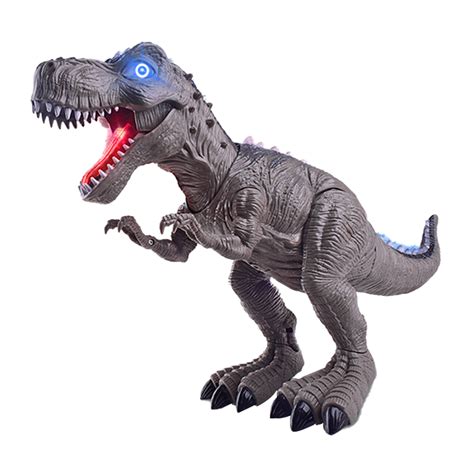 Electric Walking Dinosaur Model with Sound Flashing Lights Triceratops ...