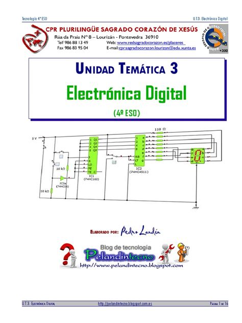 Electrónica digital xunta.pdf | Electricidad | Electrónica ...