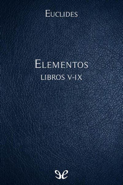 Elementos Libros V IX de Euclides en PDF, MOBI y EPUB ...
