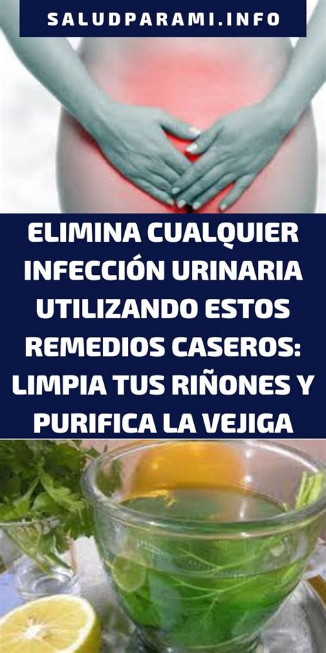 Elimina cualquier infección urinaria utilizando estos Remedios Caseros ...