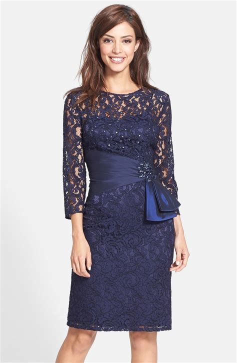 Eliza J Embellished Lace Sheath Dress | Nordstrom | Cocktail dress lace ...