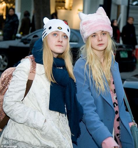 Elle and Dakota Fanning have the cute factor as they wear ...
