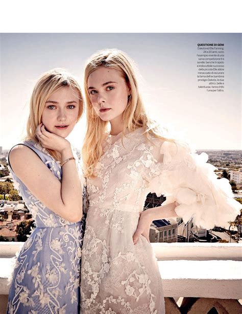 ELLE and DAKOTA FANNING in Gioia Magazine, Italy May 2018 ...