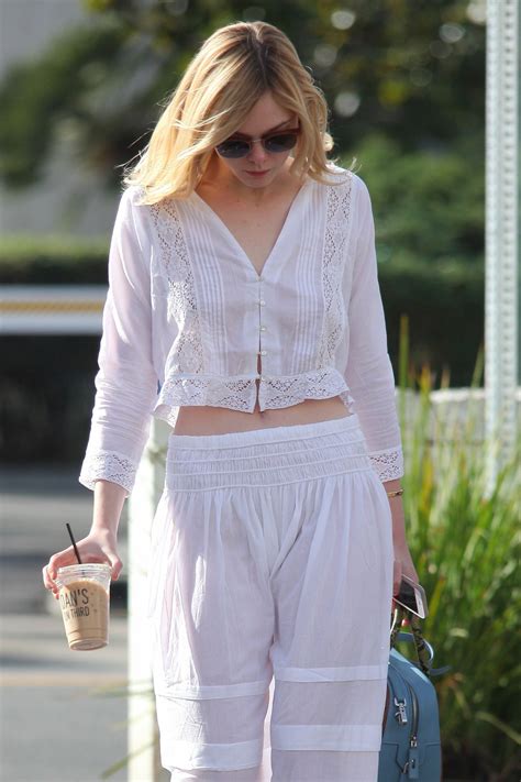 ELLE FANNING Out and About in Studio City 12/23/2015 ...