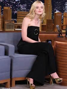 Elle Fanning shows Jimmy Fallon how to take a proper high ...