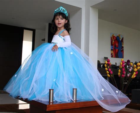 Elsa Frozen Vestido Tutu Disfraz Tutus Hermoso A La Medida ...