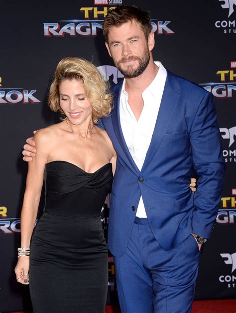 ELSA PATAKY and Chris Hemsworth at Thor: Ragnarok Premiere ...