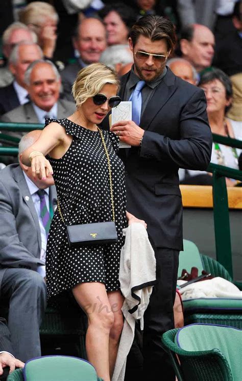 Elsa Pataky y su marido en Wimbledon   magazinespain.com
