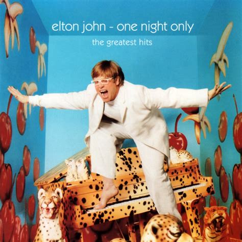 Elthon John   One Night Only | Elton john album covers, Elton john ...