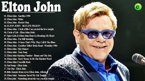 Elton John Best Songs   Best Slow Rock 80 s, 90 s   The Greatest Slow ...