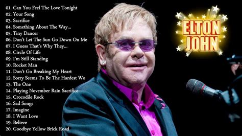 Elton John Greatest Hits 2017   Elton John Songs   The Very Best Of ...