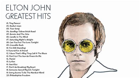 Elton John Greatest Hits  Best songs of Elton John full album ...