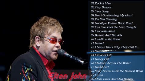 Elton John Greatest Hits Full Album 2017   Elton John Best Songs   YouTube