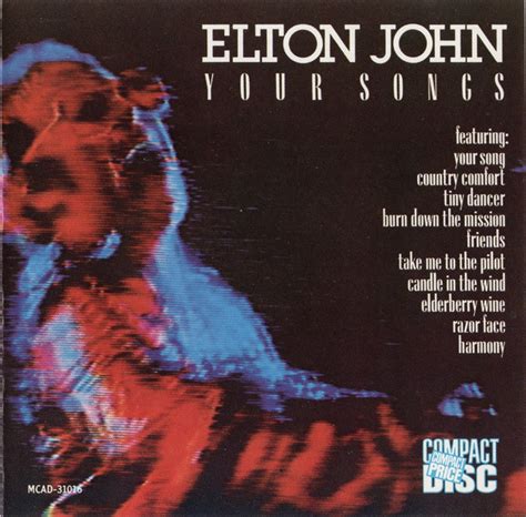 Elton John – Your Songs  1989, CD    Discogs