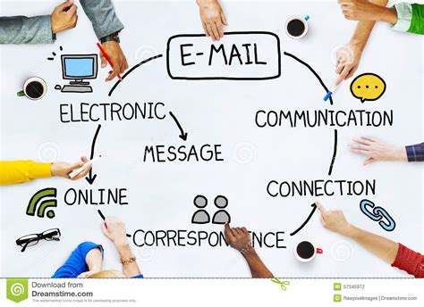 Email Data Content Internet Communication Messaging ...