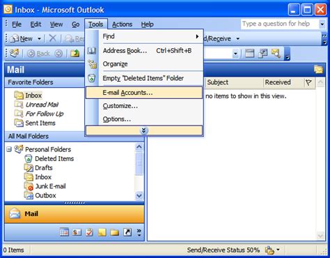 Email Setup for Outlook 2003 « HostGator.com Support Portal