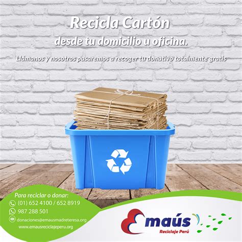 Emaús Reciclaje Perú   Reciclaje de Cartón