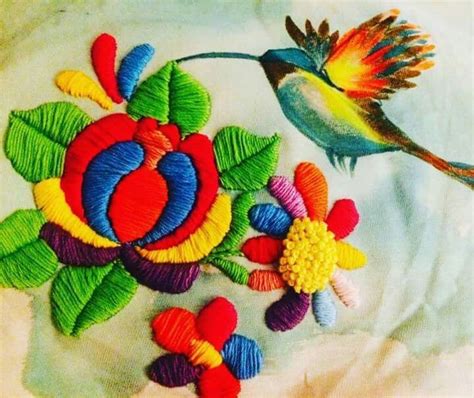 Embroidered art | Bordado mexicano patrones, Patrones de bordado, Bordado