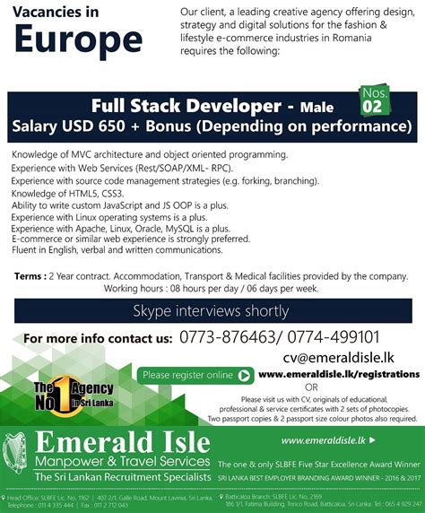 Emerald Isle Recruitment Specialist | Europe fashion ...