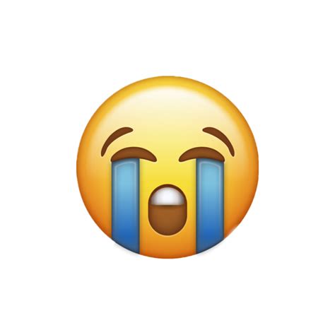 emoji apple pleure triste sad   Sticker by