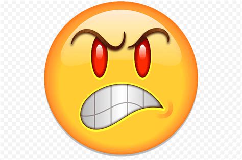 Emoji emoticon de la ira, emoji enojado, póster de emojis ...