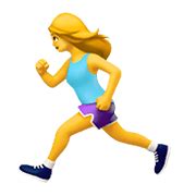 Emoji Mujer Corriendo en Apple iOS 14.5