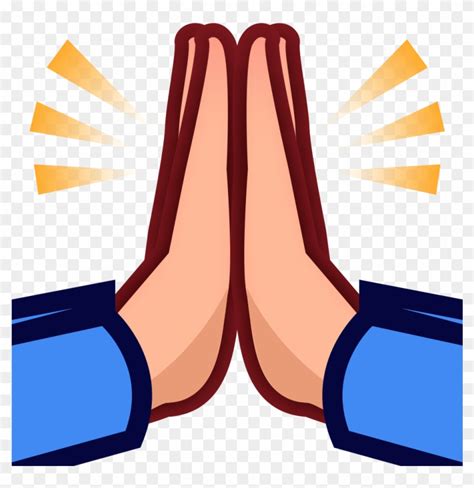 Emoji Praying Hands Prayer High Five Emoticon   Emoji High Five Png ...