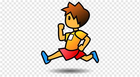 Emoji Running Emoticon Text messaging Smiley, runner, racing, running ...